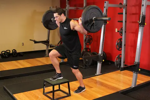 Barbell Step Ups