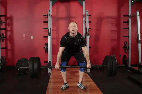 Clean Deadlift — end position