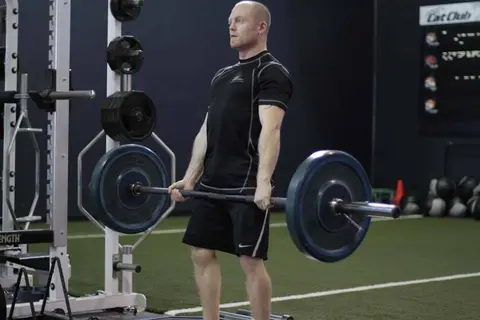 Deficit Deadlift — end position