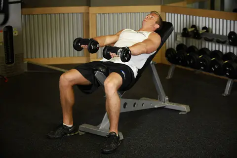 Front Incline Dumbbell Raise