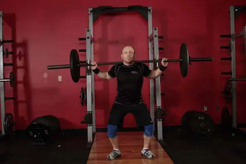 Heaving Snatch Balance — end position