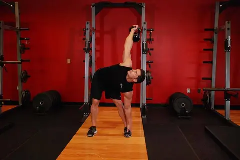 Kettlebell Windmill — end position