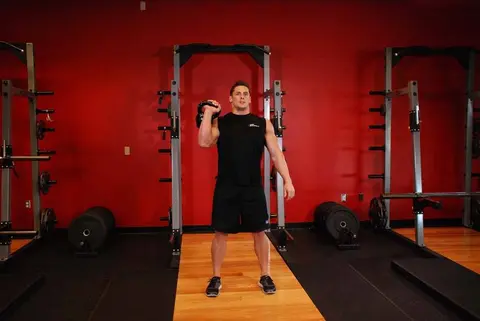 One-Arm Kettlebell Jerk