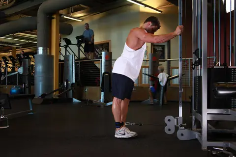 One-Legged Cable Kickback
