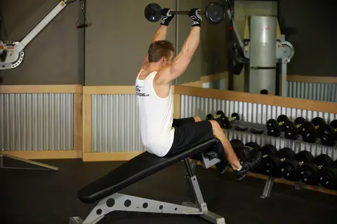 Press Sit-Up — end position