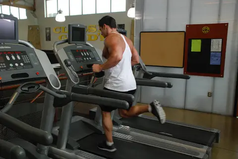 Treadmill Running — end position
