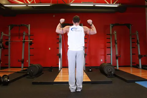 Shoulder Press - With Bands
