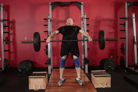 Snatch from Blocks — end position