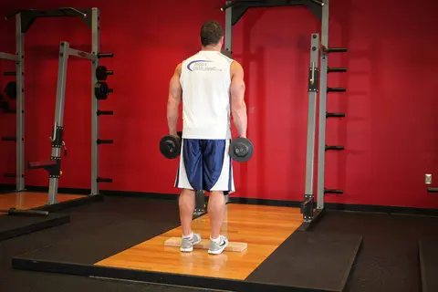 Standing Dumbbell Calf Raise