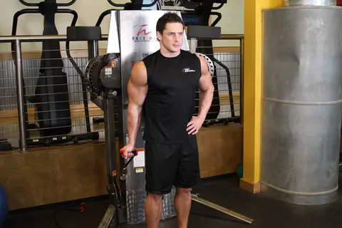 Standing One-Arm Cable Curl